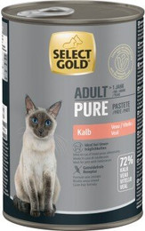 Produktbild von SELECT GOLD Pure Adult Paté Kalb - 6 x 400 g