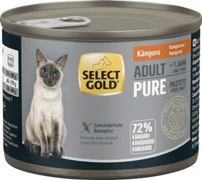 Produktbild von SELECT GOLD Pure Adult Paté Känguru - 12 x 200 g