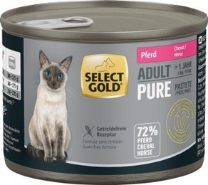 Produktbild von SELECT GOLD Pure Adult Paté Pferd - 6 x 200 g