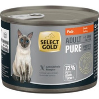Produktbild von SELECT GOLD Pure Adult Paté Pute - 6 x 200 g