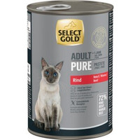 Produktbild von SELECT GOLD Pure Adult Paté Rind - 6 x 400 g