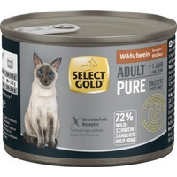 Produktbild von SELECT GOLD Pure Adult Paté Wildschwein - 12 x 200 g