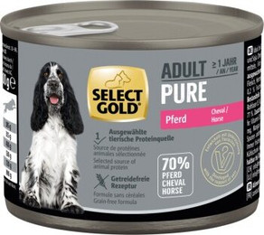 Produktbild von SELECT GOLD Pure Adult Pferd - 6 x 200 g