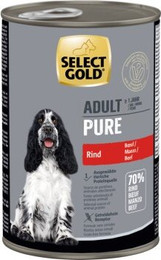 Produktbild von SELECT GOLD Pure Adult Rind - 12 x 400 g