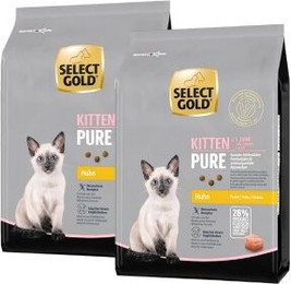 Produktbild von SELECT GOLD Pure Kitten Huhn - 2 x 2,5 kg