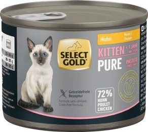Produktbild von SELECT GOLD Pure Kitten Paté - 12 x 200 g