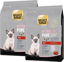 Produktbild von SELECT GOLD Pure Kitten Rind - 2 x 2,5 kg