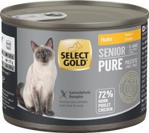 Produktbild von SELECT GOLD Pure Senior Paté Huhn - 24 x 200 g