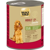 Produktbild von SELECT GOLD Sensitive Adult Ente mit Kartoffel - 12 x 800 g