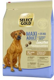 Produktbild von SELECT GOLD Sensitive Adult Maxi Lamm und Reis - 4 kg