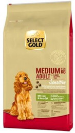 Produktbild von SELECT GOLD Sensitive Adult Medium Ente und Kartoffel - 12 kg