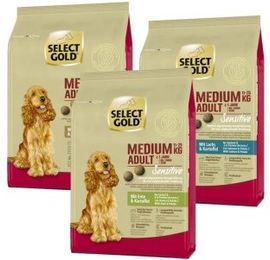 SELECT GOLD Sensitive Adult Medium - 3 x 1 kg – Bild 1 von 3