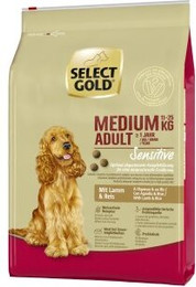Produktbild von SELECT GOLD Sensitive Adult Medium Lamm und Reis - 4 kg
