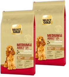 Produktbild von SELECT GOLD Sensitive Adult Medium Lamm und Reis - 2 x 12 kg