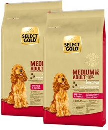 Produktbild von SELECT GOLD Sensitive Adult Medium Pferd und Tapioka - 2 x 12 kg