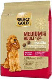 Produktbild von SELECT GOLD Sensitive Adult Medium Pferd und Tapioka - 1 kg