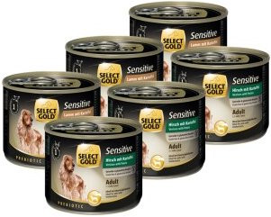 Produktbild von SELECT GOLD Sensitive Adult Mixpaket - 6 x 200 g