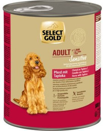 Produktbild von SELECT GOLD Sensitive Adult Pferd mit Tapioka - 24 x 800 g
