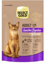Produktbild von SELECT GOLD Sensitive Digestion Trockenfutter Katze Adult Geflügel und Reis 300 g