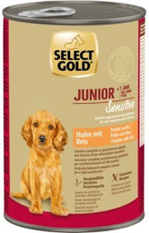 Produktbild von SELECT GOLD Sensitive Junior Huhn und Reis - 24 x 400 g