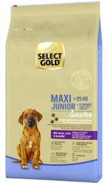 Produktbild von SELECT GOLD Sensitive Maxi Junior Lamm/Lachs/Kartoffel - 12 kg