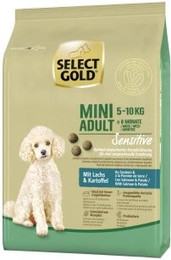 Produktbild von SELECT GOLD Sensitive Mini Adult Lachs & Kartoffel - 1 kg