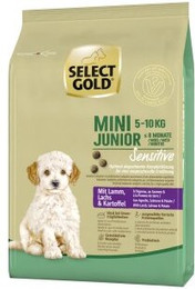 Produktbild von SELECT GOLD Sensitive Mini Junior Lamm Lachs Kartoffel - 1 kg