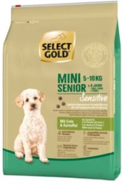 Produktbild von SELECT GOLD Sensitive Mini Senior Ente & Kartoffel - 4 kg