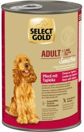 Produktbild von SELECT GOLD Sensitive Nassfutter Hund Adult Pferd - 24 x 400 g