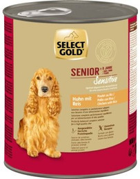 Produktbild von SELECT GOLD Sensitive Senior Huhn und Reis - 6 x 800 g