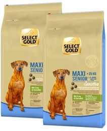 Produktbild von SELECT GOLD Sensitive Senior Maxi Ente und Kartoffel - 2 x 12 kg
