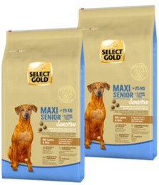 Produktbild von SELECT GOLD Sensitive Senior Maxi Lamm und Reis - 2 x 12 kg