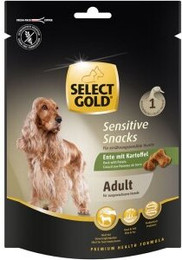 Produktbild von SELECT GOLD Sensitive Snacks Ente mit Kartoffel - 160 g