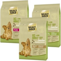 Produktbild von SELECT GOLD Sensitive XS Adult Probierpaket - 3 x 1 kg