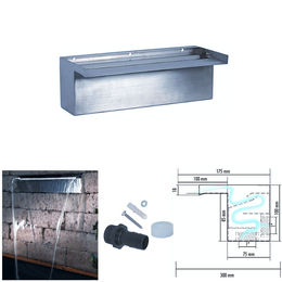 Produktbild von seliger Aquafall 600 Edelstahl Wasserfallschale (60cm)