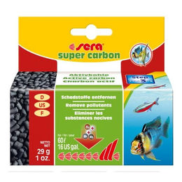 Sera Aquariumfilter super carbon Aktivkohle 29 g - 29 g – Bild 1 von 4