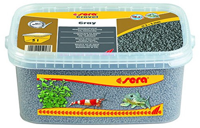 Produktbild von sera Gravel Gray 2-3 mm Grauer Farbkies für Aquarien - 3 l