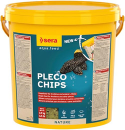 Produktbild von sera Pleco Chips Nature Wels-Fischfutter - 10 l