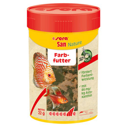 Produktbild von sera San Nature Farbfutter - 100 ml