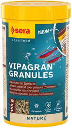 Produktbild von sera Vipagran Nature Fischfutter Granulat - 100 g