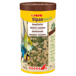 Produktbild von Sera Vipan Nature Flockenfutter für Zierfische - 1000 ml