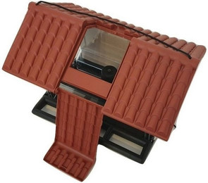 Produktbild von sesua Vogelhaus Vogelfutterstation Kunststoff zum Hängen und Aufstellen - 2,5 kg