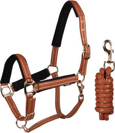 Produktbild von Set aus Halfter und Longiergurt für Pferde Horka Deluxe