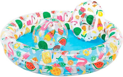 Produktbild von Set aus Schwimmbecken und aufblasbarem Ball Intex
