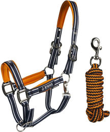 Produktbild von Set Halfter und Longiergurt für Pferde Horka KNHS