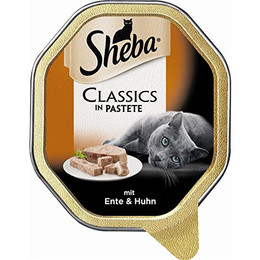 Produktbild von Sheba Classics mit Ente & Huhn Katzenfutter nass - 22 x 85 g