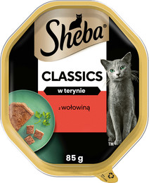 Produktbild von SHEBA Classics Nassfutter mit Rind für adulte Katzen - 85 g