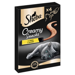 Produktbild von SHEBA Creamy Snacks mit Huhn - 4 x 12 g