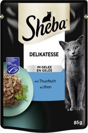 Sheba Delikatesse in Gelee Thunfisch - 28 x 85 g – Bild 1 von 3