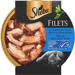 Sheba Filets - Huhn mit Thunfisch - 16 x 60 g – Bild 1 von 2